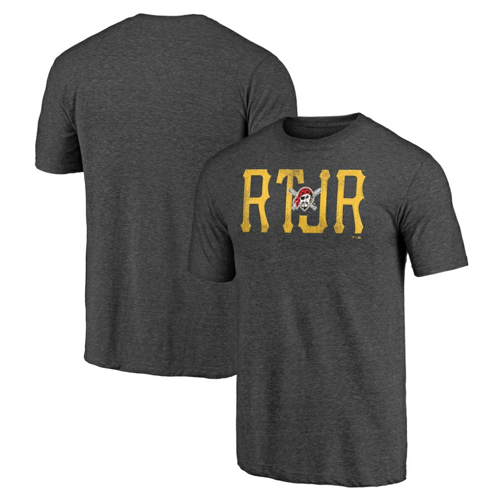 Pittsburgh Pirates Hometown Collection RTJR Tri-Blend T-Shirt - Heather Charcoal - MLB Online