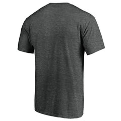 Pittsburgh Pirates Cooperstown Collection Throwback Logo Tri-Blend T-Shirt - Heather Charcoal - MLB Lifestyle