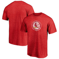 St. Louis Cardinals Cooperstown Collection Throwback Logo Tri-Blend T-Shirt - Heather Red - MLB Sale