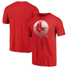 Boston Red Sox Cooperstown Collection Logo Tri-Blend T-Shirt - Heather Red - MLB Online