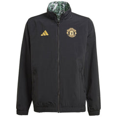 Manchester United x Stone Roses Originals Youth 2023/24 Reversible Anthem Full-Zip Jacket Black - Adidas