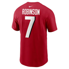 Nike Bijan Robinson Atlanta Falcons Player Name & Number T-Shirt Red