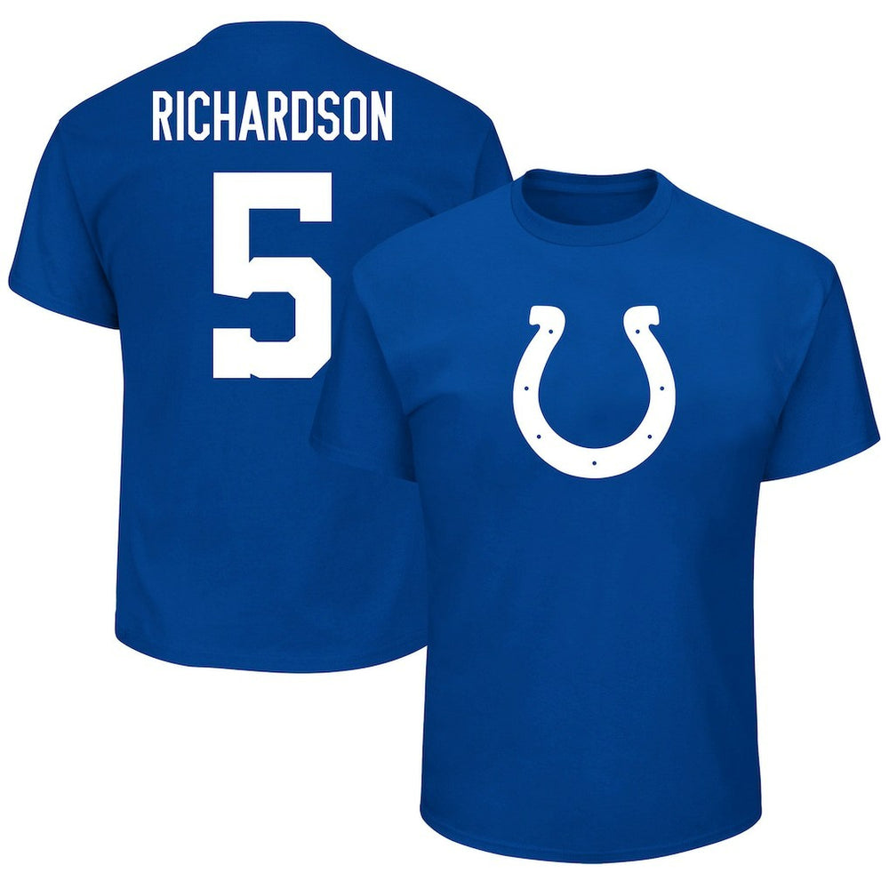 Fanatics Anthony Richardson Indianapolis Colts Big & Tall Player Name & Number T-Shirt Royal