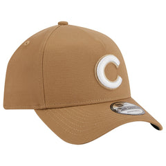 Chicago Cubs New Era A-Frame 9FORTY Adjustable Hat - Khaki - New Era on Sale