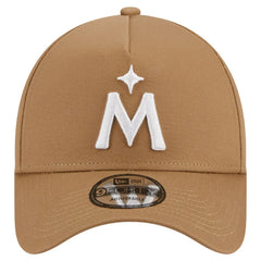 Minnesota Twins New Era A-Frame 9FORTY Adjustable Hat - Khaki - New Era Sale