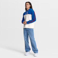 Paris Saint-Germain Retro Overhead Tri-Blend Hoodie Royal/White - Fanatics