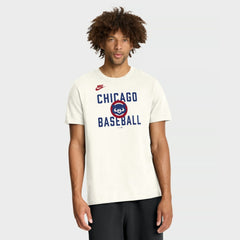 Chicago Cubs Nike Cooperstown Collection ‘70s Inspired T-Shirt - Cream - Nike Lifestyle