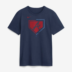 Atlanta Braves Nike Icon T-Shirt - Navy - Nike Online