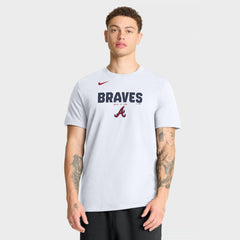 Atlanta Braves Nike Bold Team Name T-Shirt - White - Nike Sale