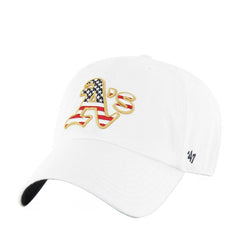 Athletics '47 Homeland Clean Up Adjustable Hat - White - 47 brand Lifestyle