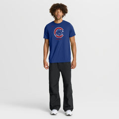 Chicago Cubs Nike Tri-Blend Logo T-Shirt - Royal - Nike Lifestyle