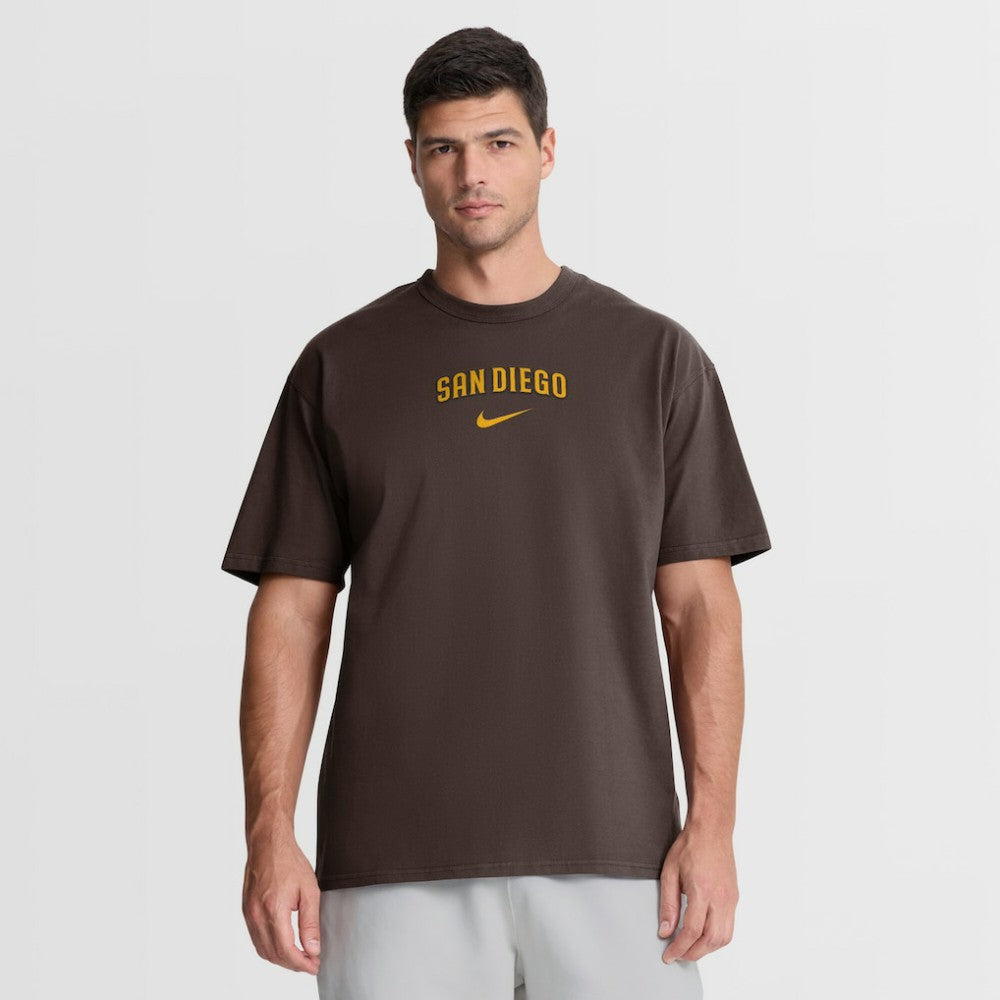 San Diego Padres Nike City Name Max 90 T-Shirt - Brown - Nike Online