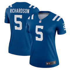 Nike Anthony Richardson Indianapolis Colts Women's Legend Player Performance Top Royal