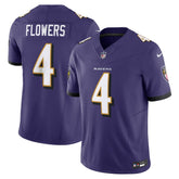 Nike Zay Flowers Baltimore Ravens Vapor F.U.S.E. Limited Jersey Purple