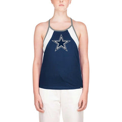 Dallas Cowboys New Era Women's Ribbed Racerback Tank Top Navy