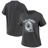 Dallas Cowboys WEAR by Erin Andrews Women's Boyfriend T-Shirt Charcoal