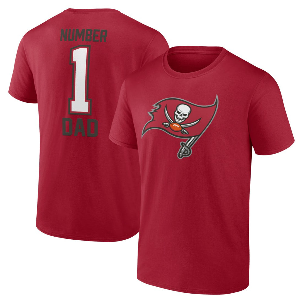 Fanatics Tampa Bay Buccaneers Father's Day T-Shirt Red