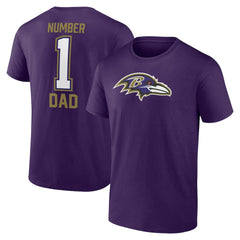 Fanatics Baltimore Ravens Father's Day T-Shirt Purple