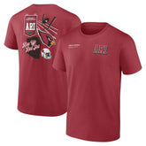 Fanatics Arizona Cardinals Split Zone T-Shirt Cardinal