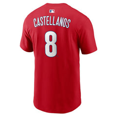 Nick Castellanos Philadelphia Phillies Nike Name & Number T-Shirt - Red - Nike on Sale
