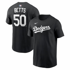 Mookie Betts Los Angeles Dodgers Nike Name & Number T-Shirt - Black - Nike on Sale