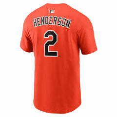 Gunnar Henderson Baltimore Orioles Nike Name & Number T-Shirt - Orange - Nike Sale