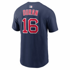 Jarren Duran Boston Red Sox Nike Home Name & Number T-Shirt - Navy - Nike on Sale