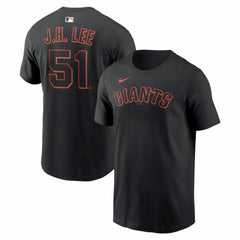 Jung Hoo Lee San Francisco Giants Nike Name & Number T-Shirt - Black - Nike on Sale
