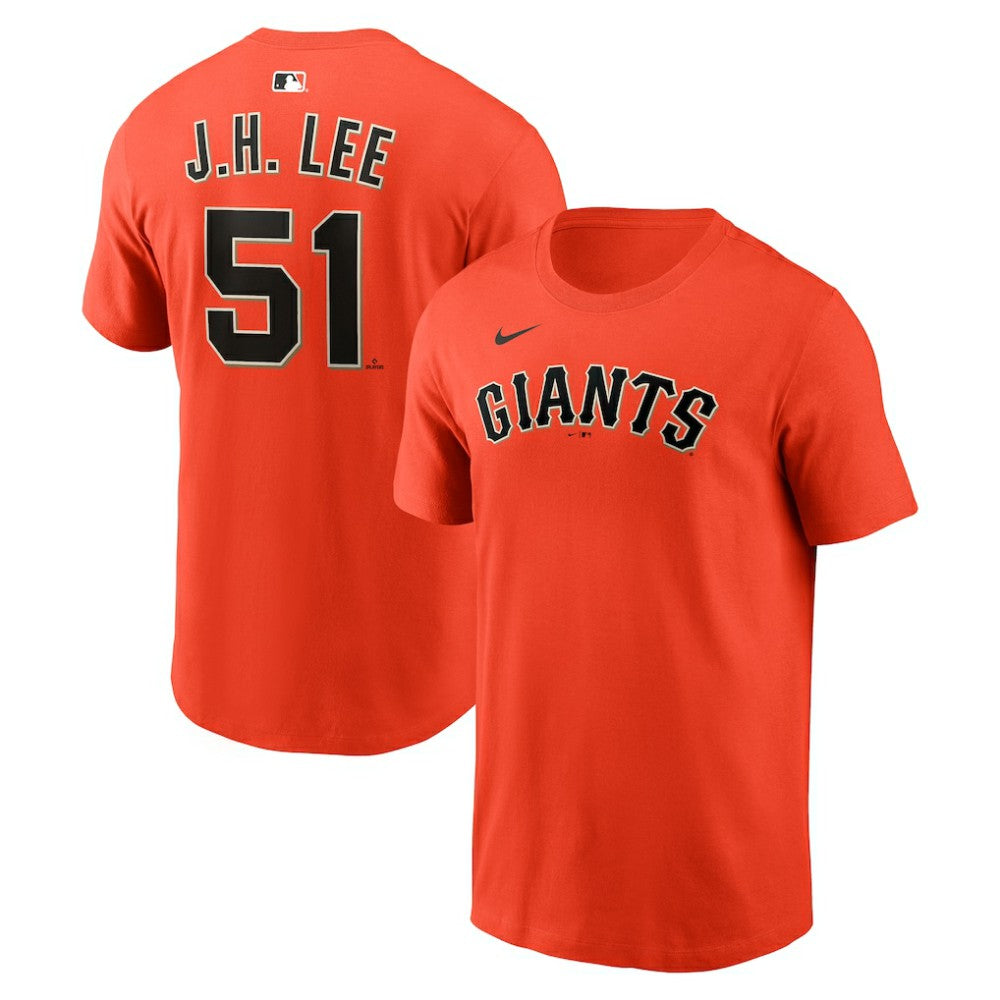 Jung Hoo Lee San Francisco Giants Nike Name & Number T-Shirt - Orange - Nike Online