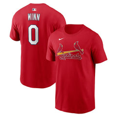 Masyn Winn St. Louis Cardinals Nike Home Name & Number T-Shirt - Red - Nike Online