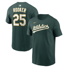 Brent Rooker Athletics Nike Home Name & Number T-Shirt - Green - Nike Sale