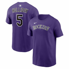 Matt Holliday Colorado Rockies Nike Cooperstown Collection Name & Number T-Shirt - Purple - Nike Discount