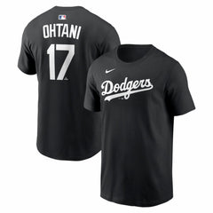 Shohei Ohtani Los Angeles Dodgers Nike Name & Number T-Shirt - Black - Nike Sale