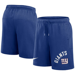 Nike New York Giants Arched Kicker Shorts Royal