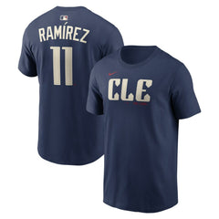 José Ramírez Cleveland Guardians Nike City Connect Name & Number T-Shirt - Navy - Nike Sale