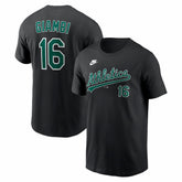Jason Giambi Athletics Nike Cooperstown Collection Name & Number T-Shirt - Black - Nike Sale