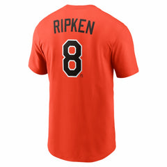 Cal Ripken Jr. Baltimore Orioles Nike Cooperstown Collection Name & Number T-Shirt - Orange - Nike on Sale