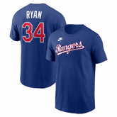 Nolan Ryan Texas Rangers Nike Cooperstown Collection Name & Number T-Shirt - Royal - Nike Discount