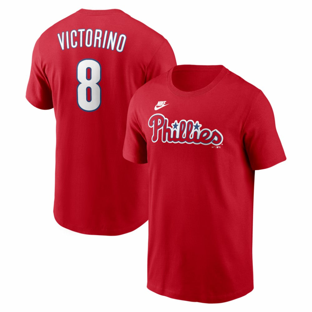 Shane Victorino Philadelphia Phillies Nike Cooperstown Collection Name & Number T-Shirt - Red - Nike Discount