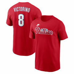 Shane Victorino Philadelphia Phillies Nike Cooperstown Collection Name & Number T-Shirt - Red - Nike Discount