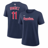 José Ramírez Cleveland Guardians Nike Women's Name & Number T-Shirt - Navy - Nike Discount