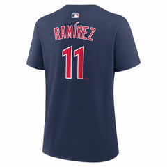 José Ramírez Cleveland Guardians Nike Women's Name & Number T-Shirt - Navy - Nike Discount