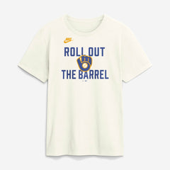 Milwaukee Brewers Nike Cooperstown Collection ‘70s Inspired T-Shirt - Cream - Nike Discount