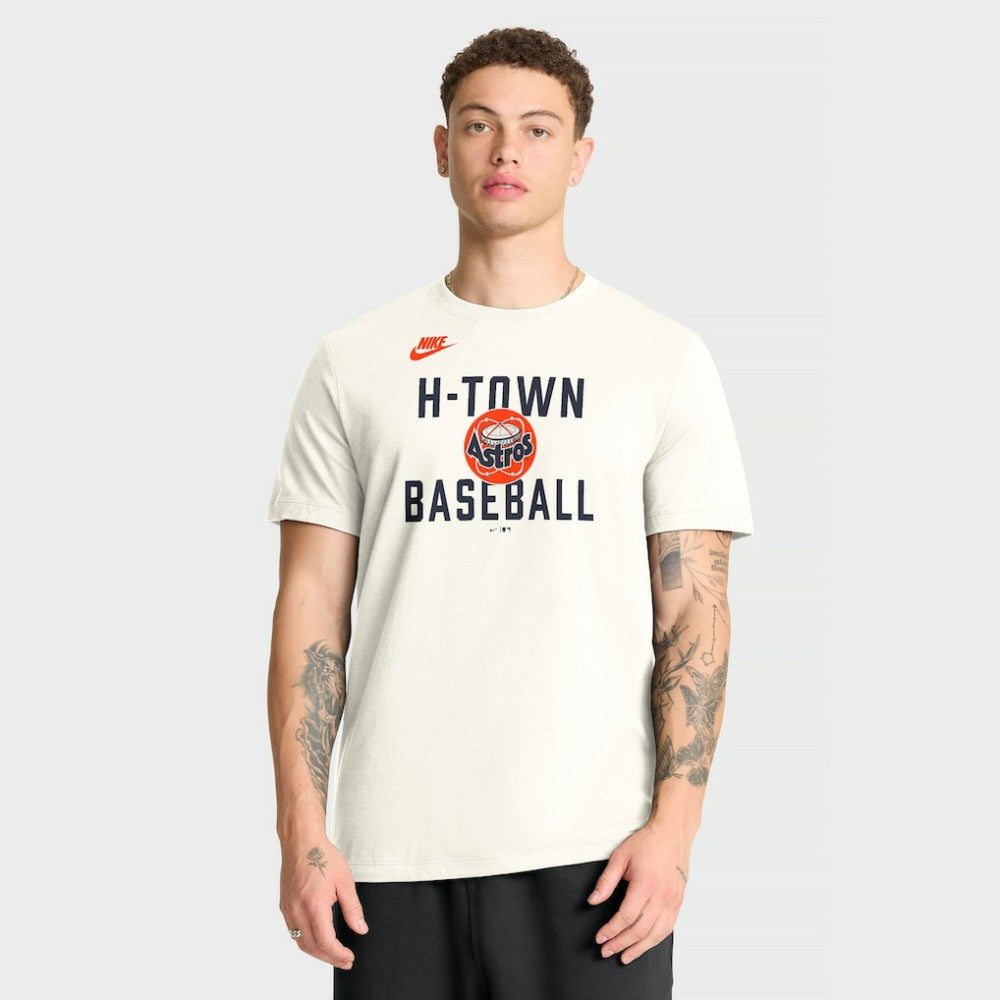 Houston Astros Nike Cooperstown Collection ‘70s-Inspired T-Shirt - Cream - Nike Discount