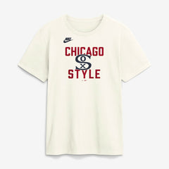 Chicago White Sox Nike Cooperstown Collection ‘70s Inspired T-Shirt - Cream - Nike Lifestyle