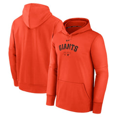 San Francisco Giants Nike Authentic Collection Practice Performance Pullover Hoodie - Orange - Nike Discount