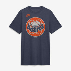 Houston Astros Nike Cooperstown Logo Tri-Blend T-Shirt - Heather Navy - Nike Lifestyle