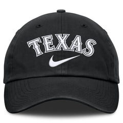Texas Rangers Nike Primetime Club Adjustable Hat - Black - Nike Discount