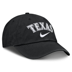 Texas Rangers Nike Primetime Club Adjustable Hat - Black - Nike Discount