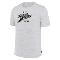 Tampa Bay Rays Nike Authentic Collection Velocity Performance Practice T-Shirt - Ash - Nike Lifestyle